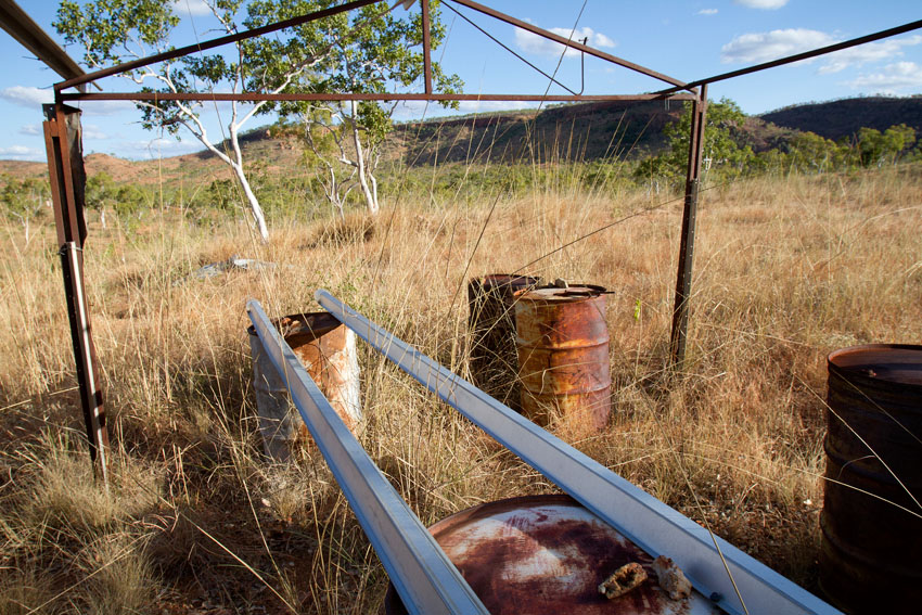 Remnants of Eva, a former uranium mine in the Northern Territory, © Phoebe Barton / MPI 2011