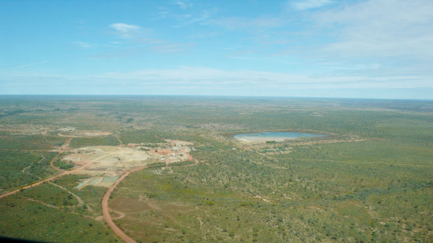 Aerial view of Merlin Diamond Mine, © MPI / 2010